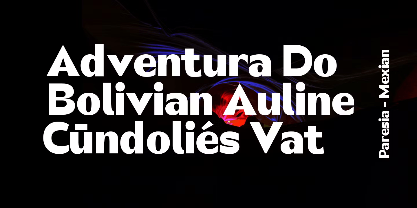 Canosa Font Poster #6