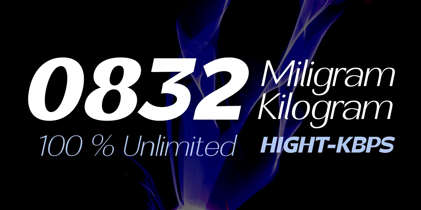 Canosa Font Poster #7