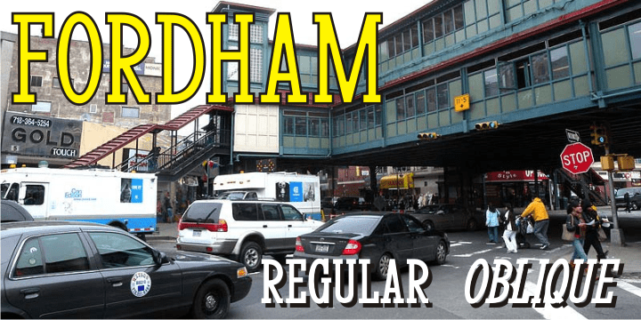 Fordham Font Family Poster