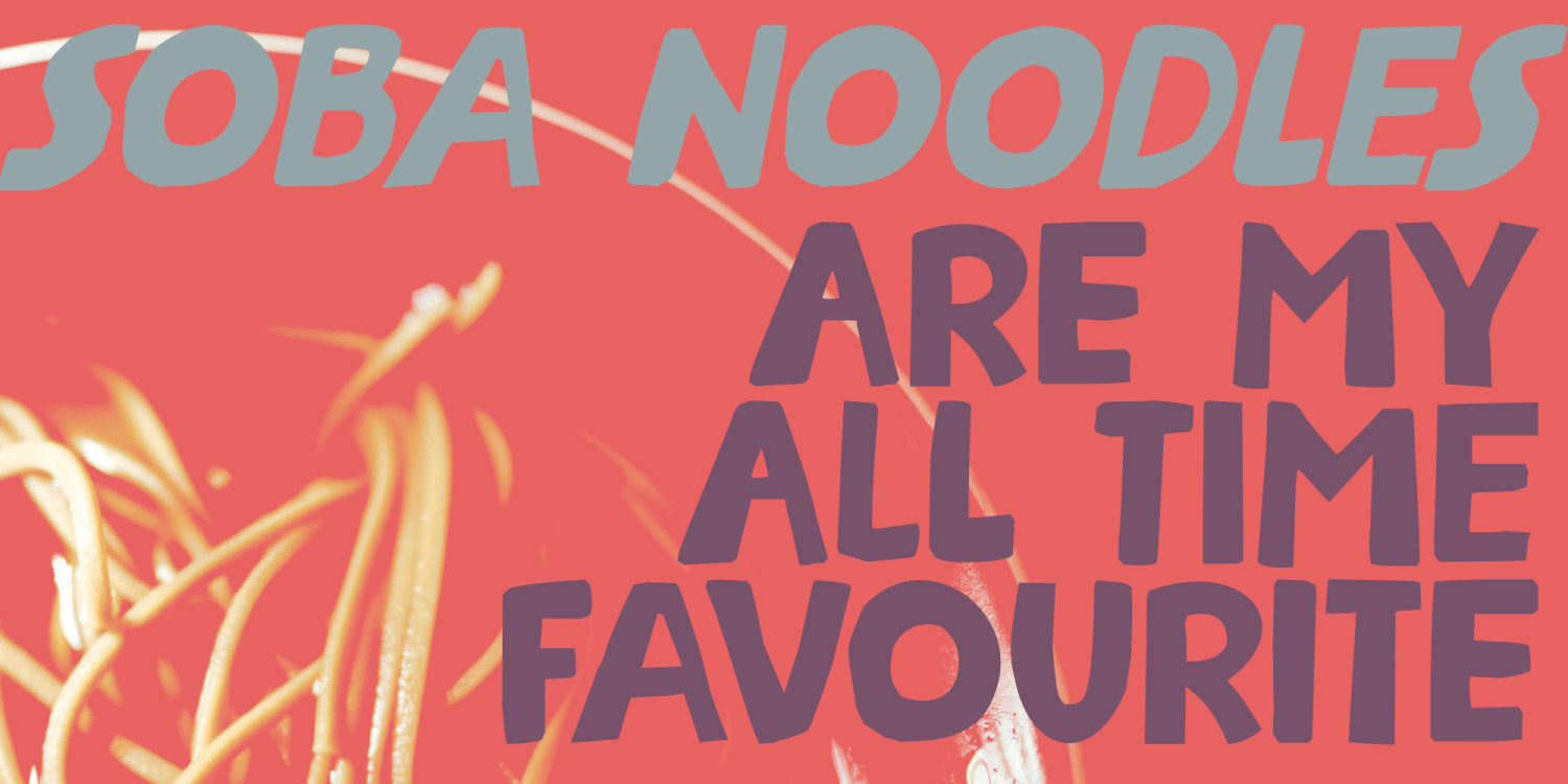 Steaming Noodles Font Poster #1