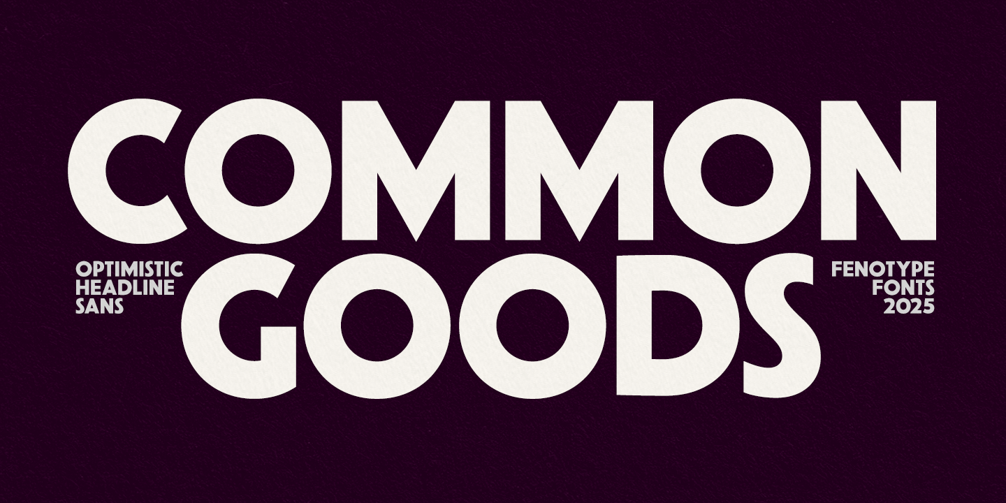 Common Goods Poster