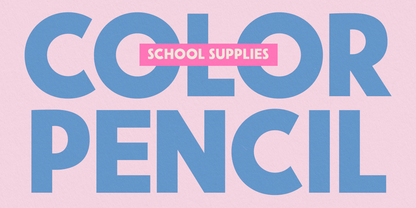Common Goods Font Poster #1