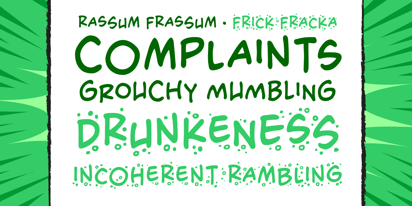 Rassum Frassum Font Poster #1