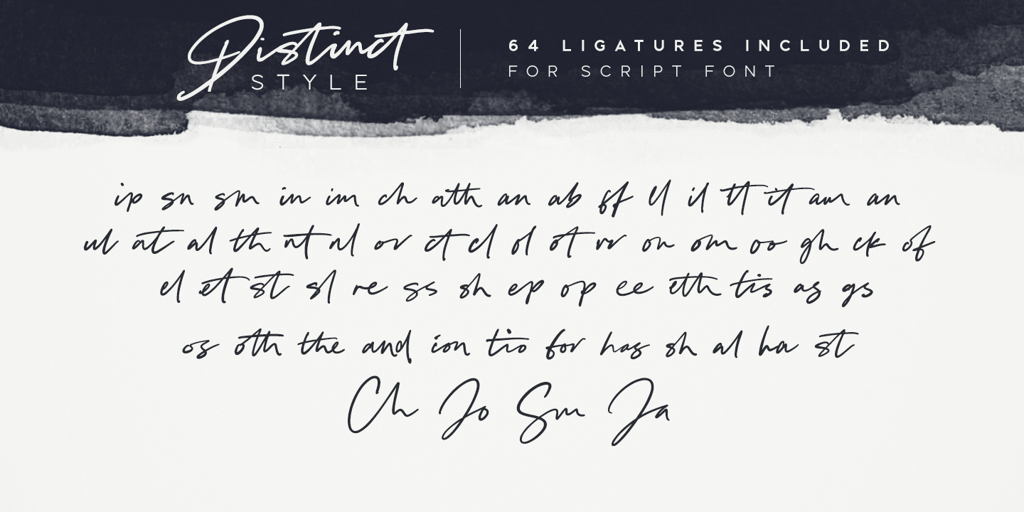 Distinct Style Font Poster #10