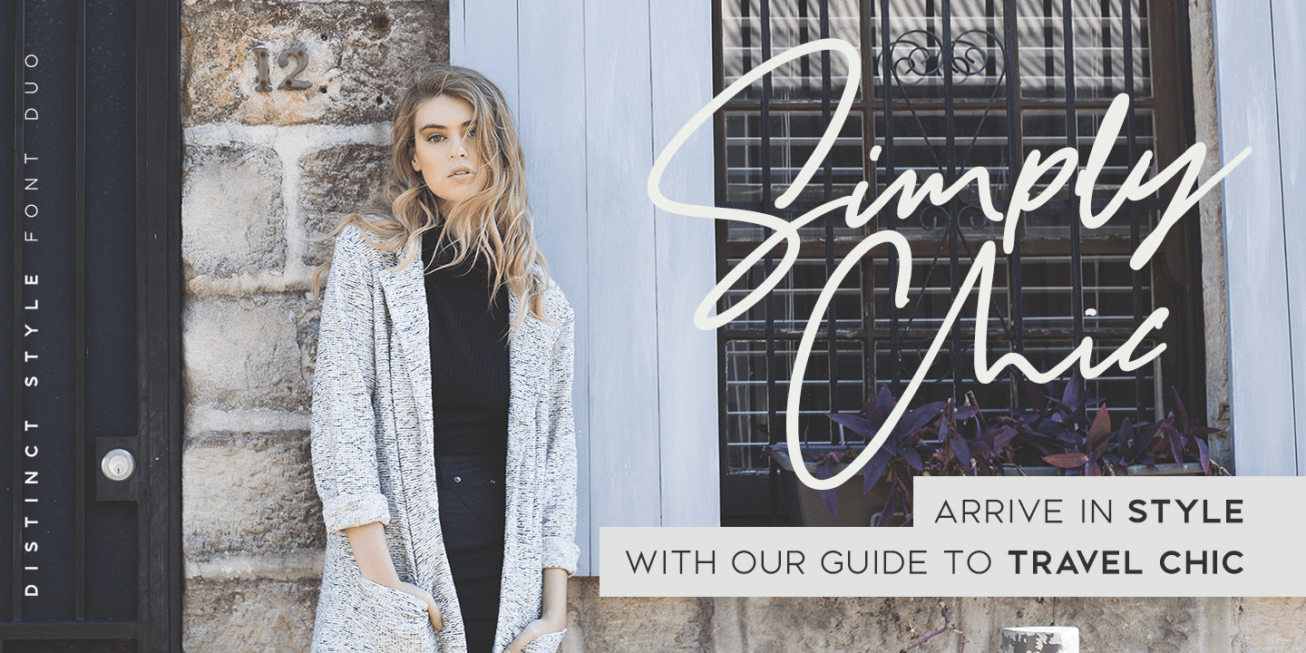 Distinct Style Font Poster #4