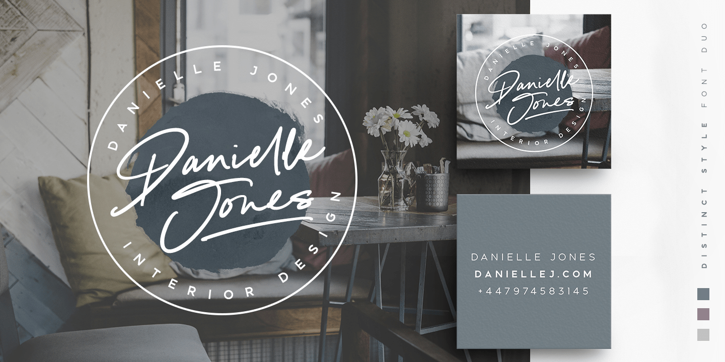 Distinct Style Font Poster #6