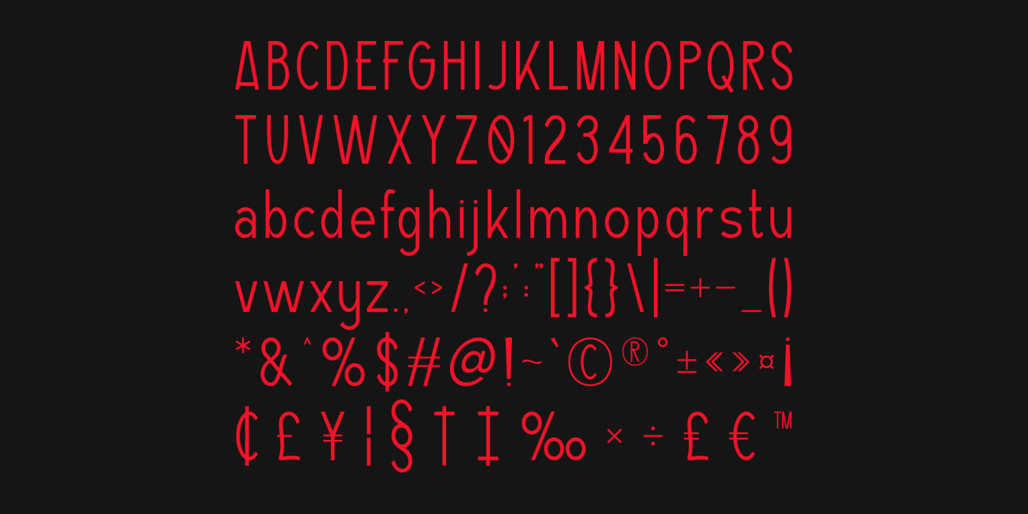Trailer Credit Font Poster #1