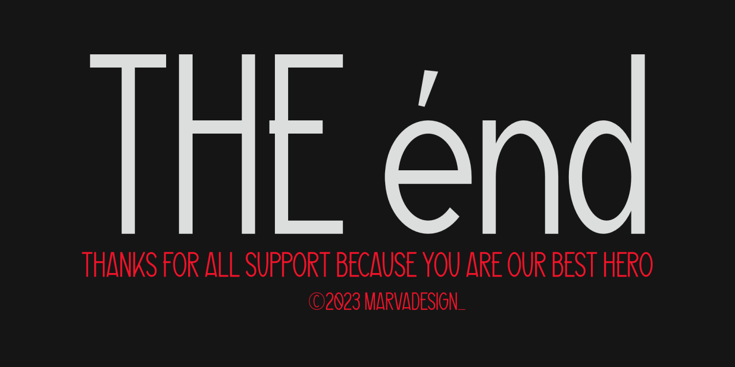 Trailer Credit Font Poster #1
