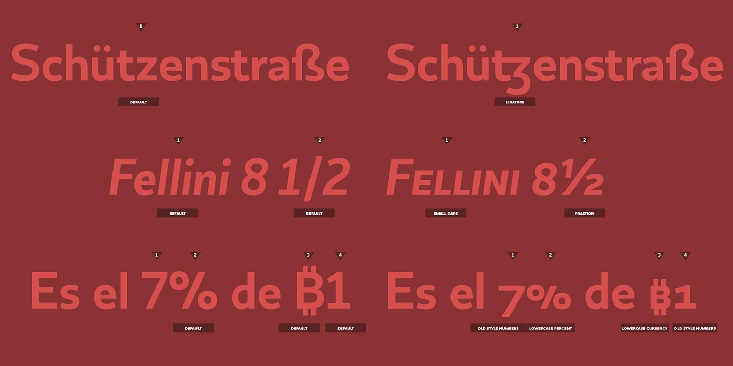 Copihue Font Poster #1