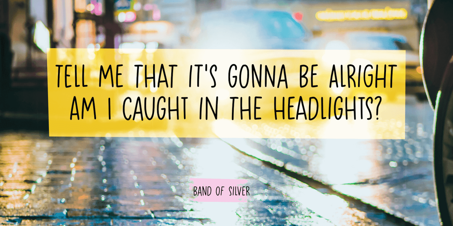 Headlight Blue Font Poster #1