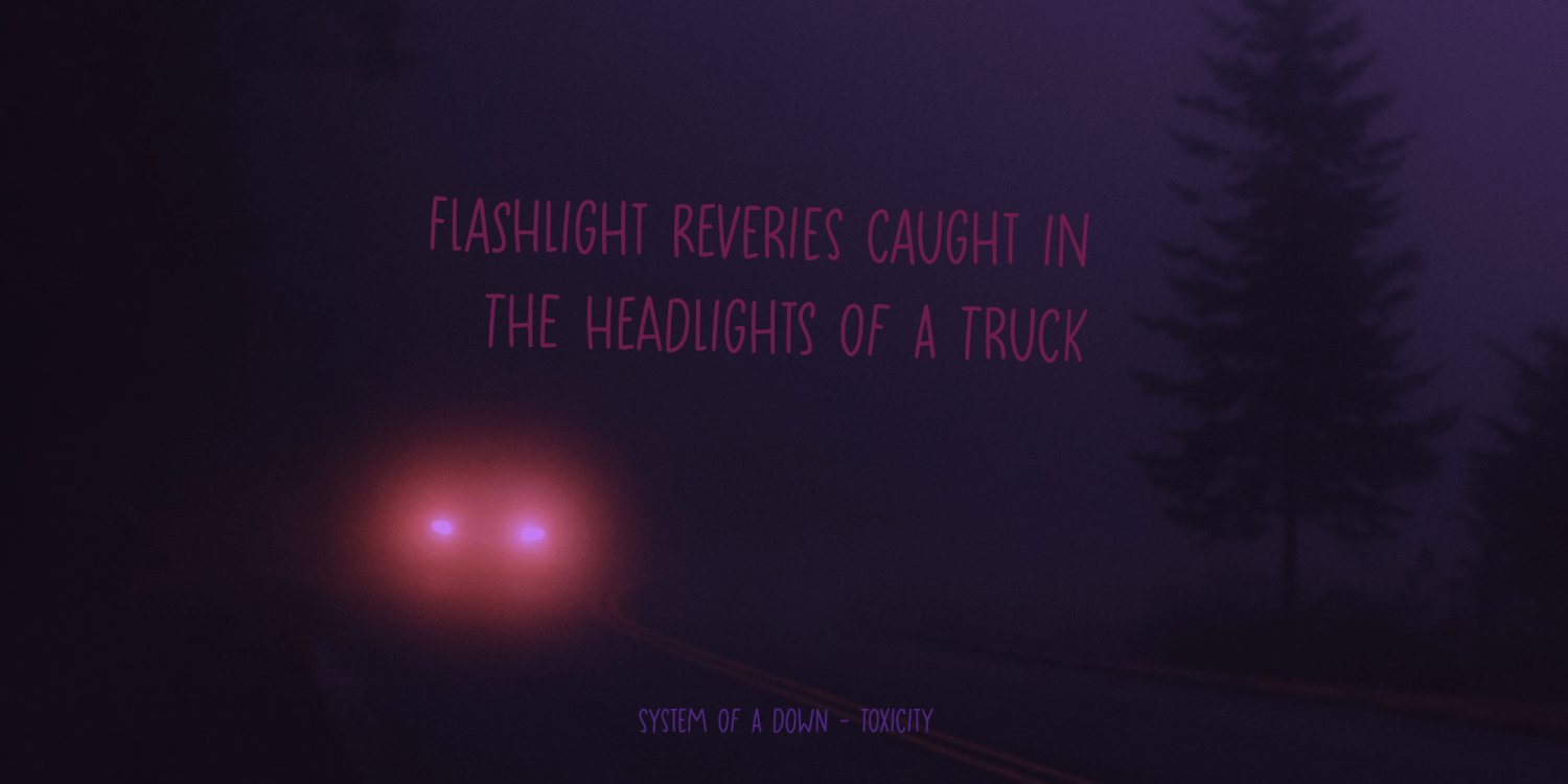 Headlight Blue Font Poster #1