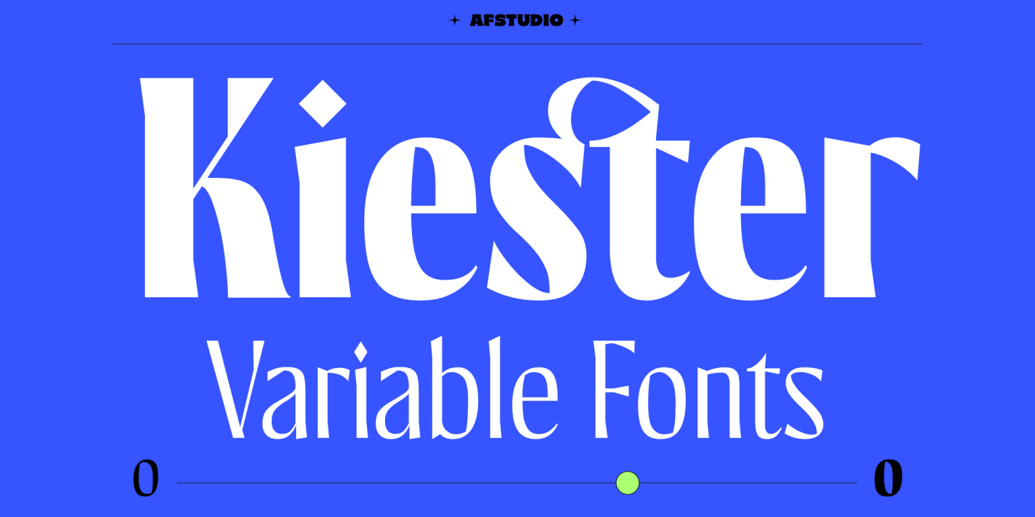 Kiester Font Family Poster