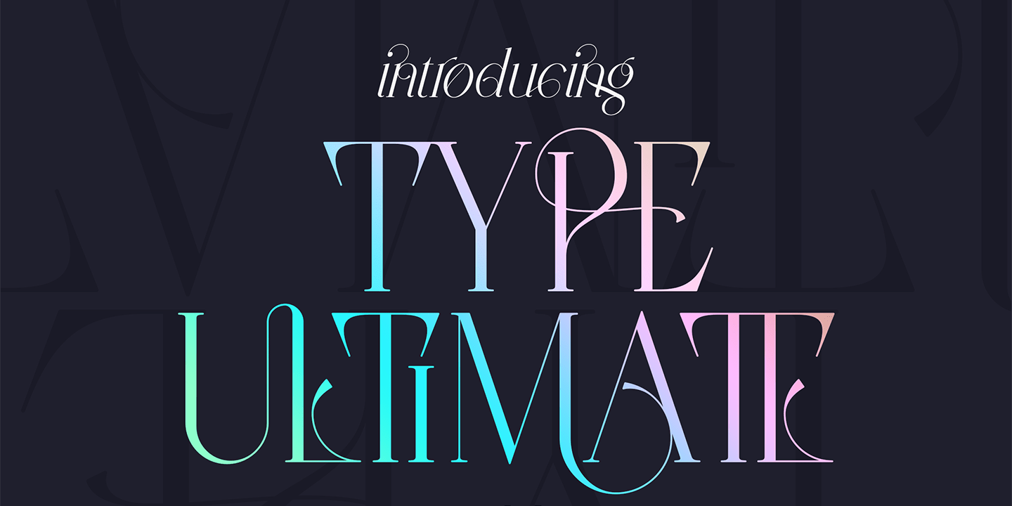 Type Ultimate Poster