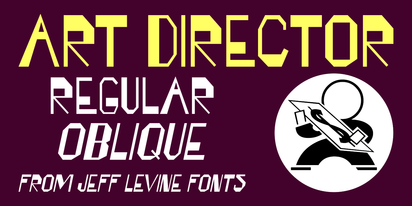 Art Director Font Poster