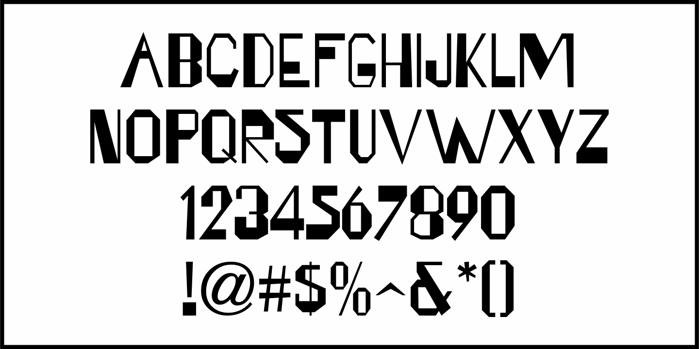 Art Director Font Poster #3