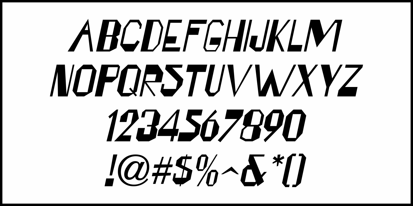Art Director Font Poster #5