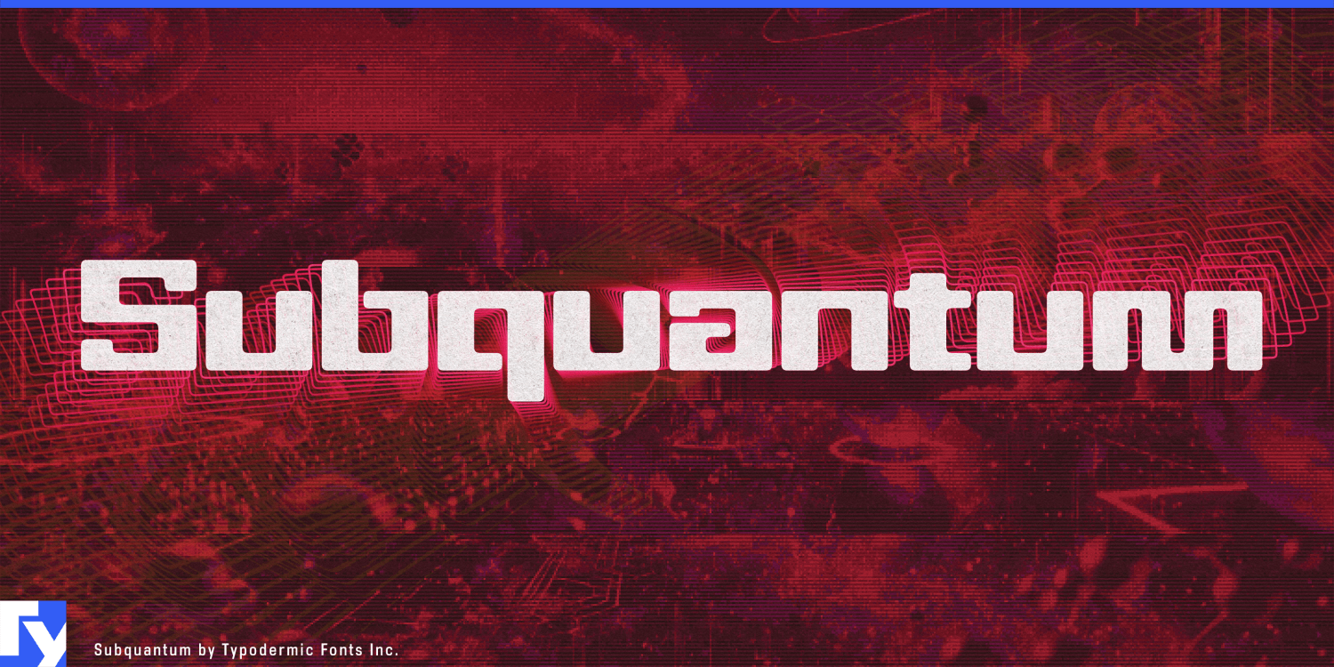 Subquantum Font Family by Typodermic | Font Bros