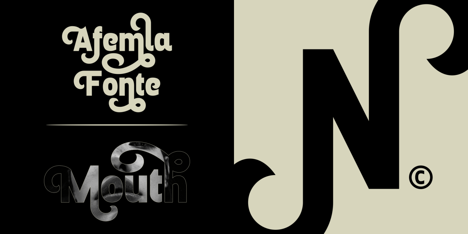 Afemla Font Poster #1