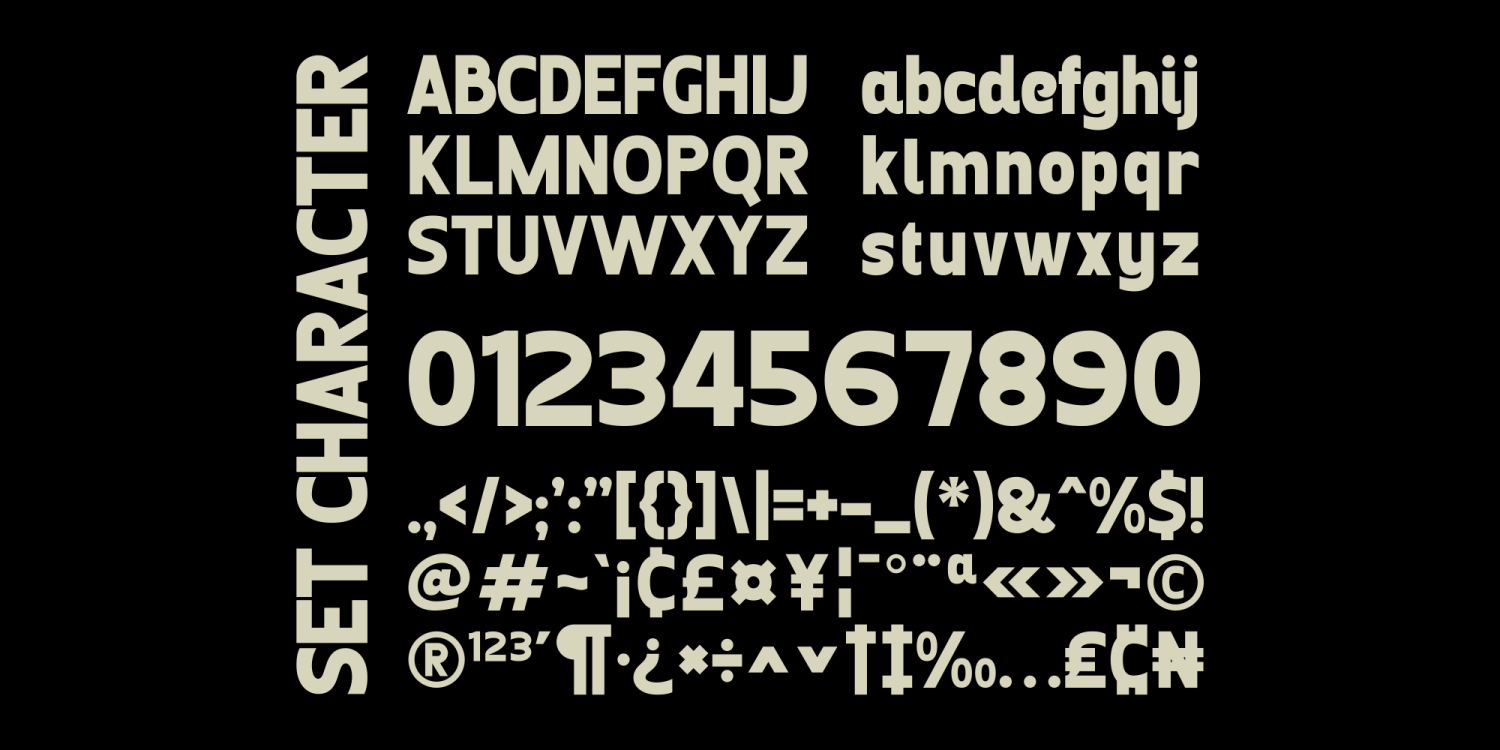 Afemla Font Poster #1