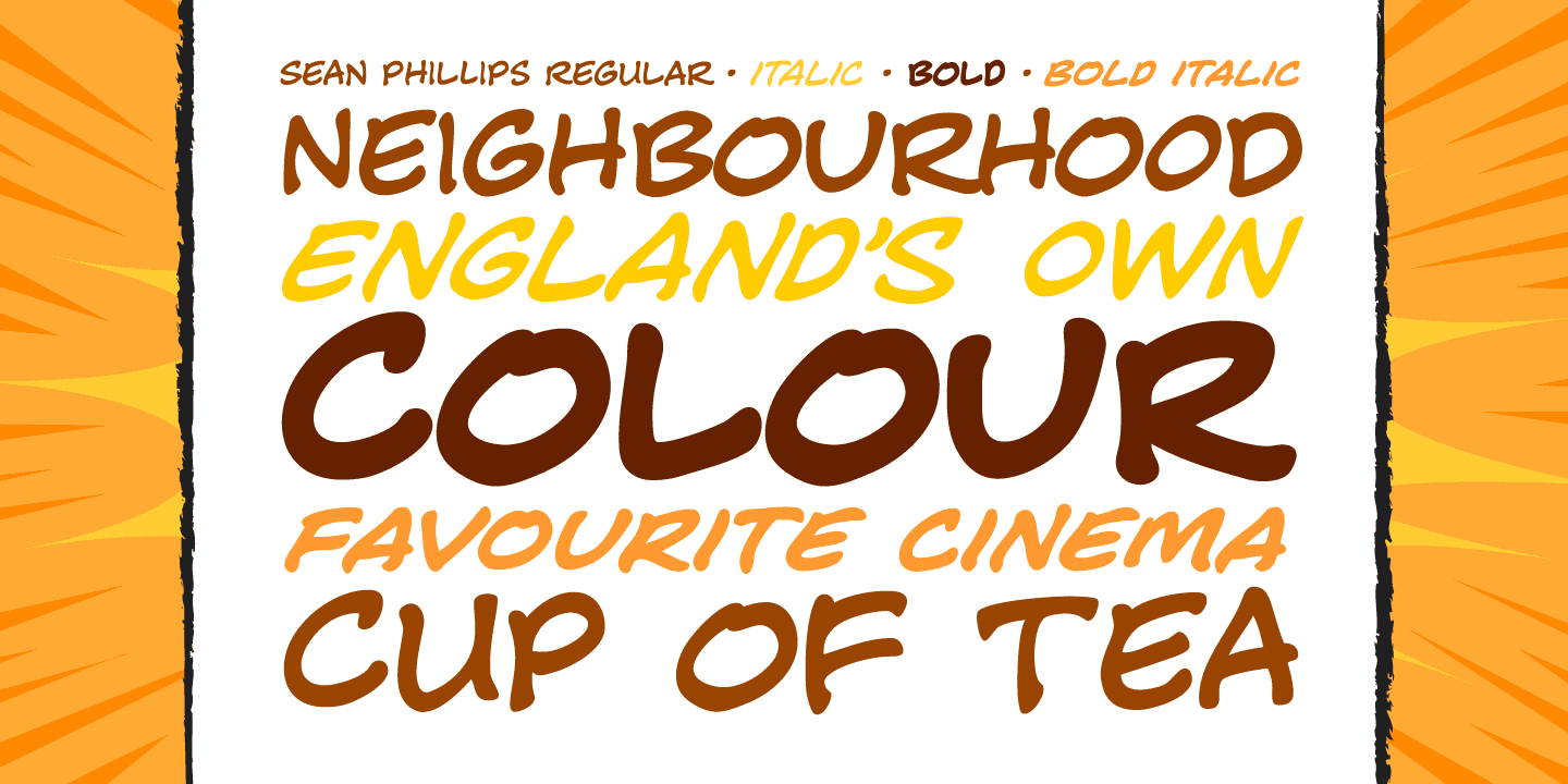 Sean Phillips Font Poster #1