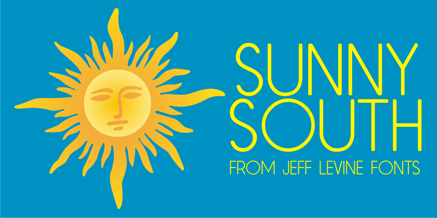 Sunny South Font Family Poster