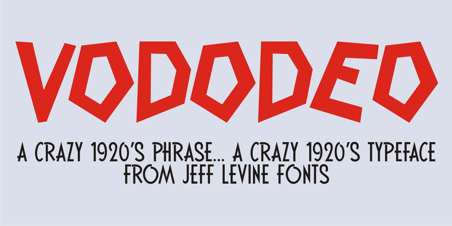 Vododeo Font Family Poster