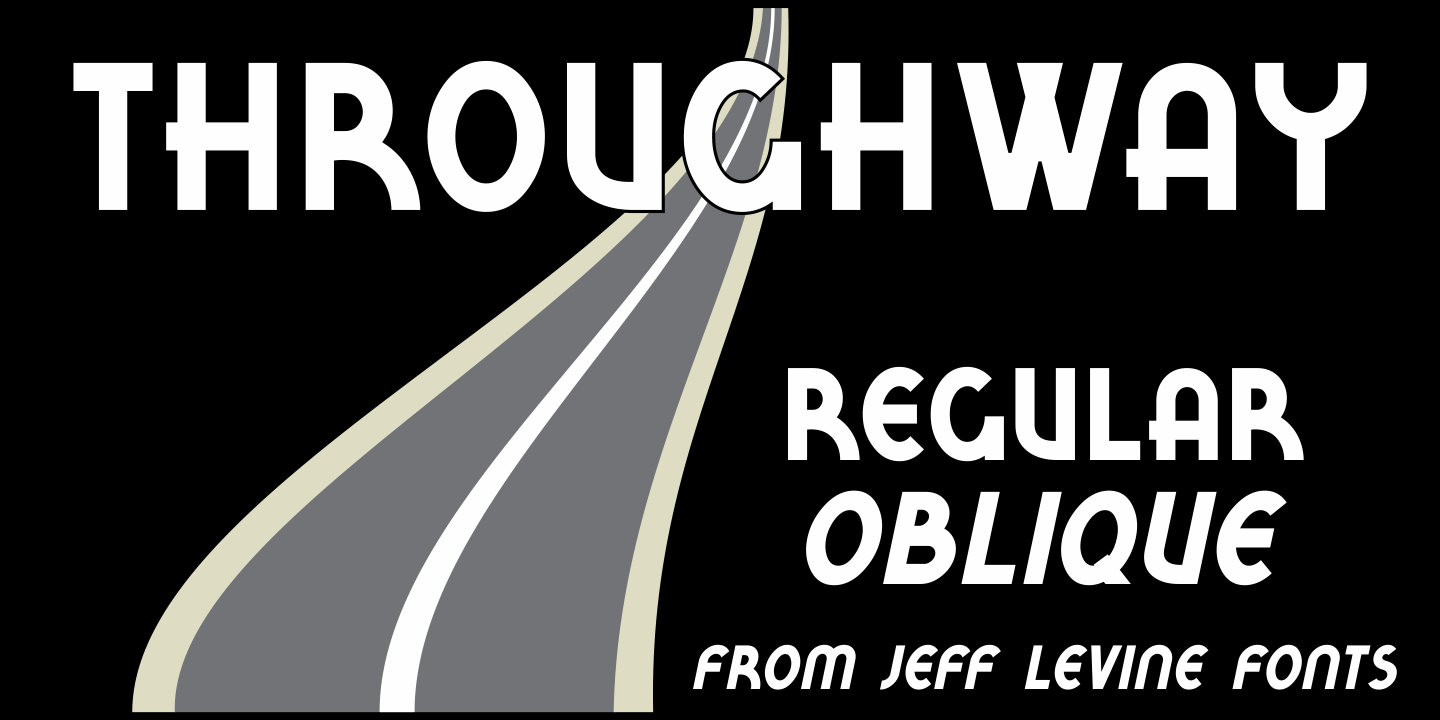 Throughway Font Poster #1