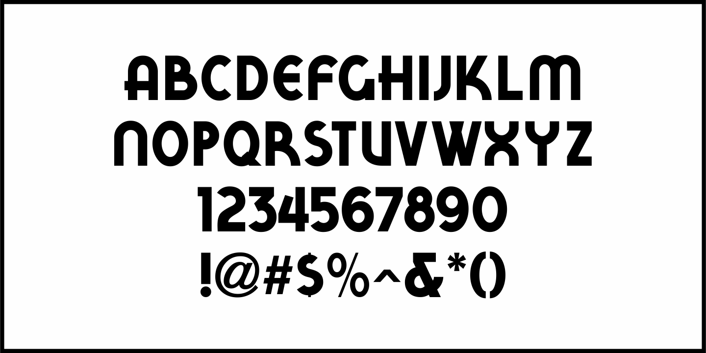 Throughway Font Poster #3