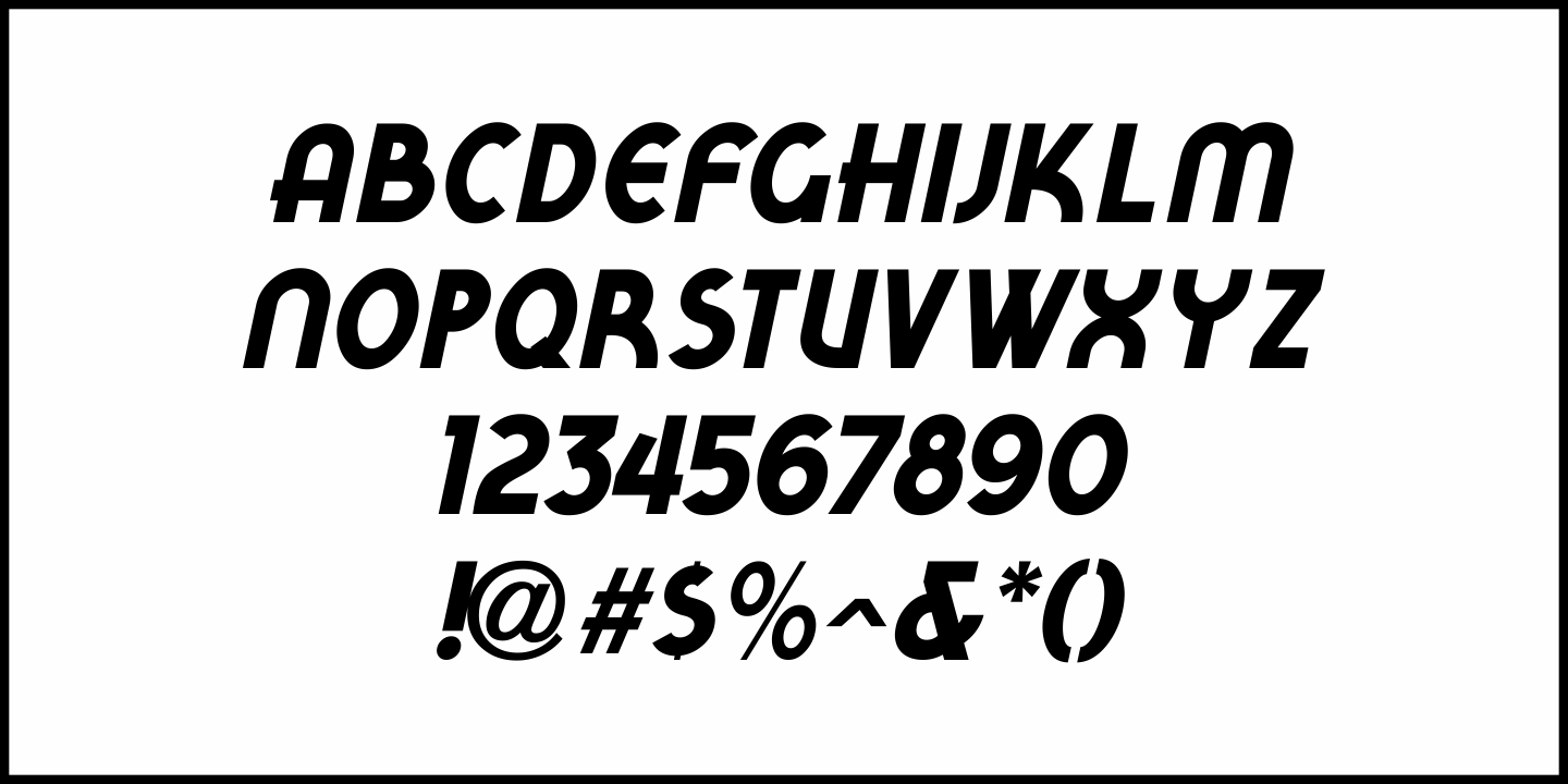 Throughway Font Poster #5