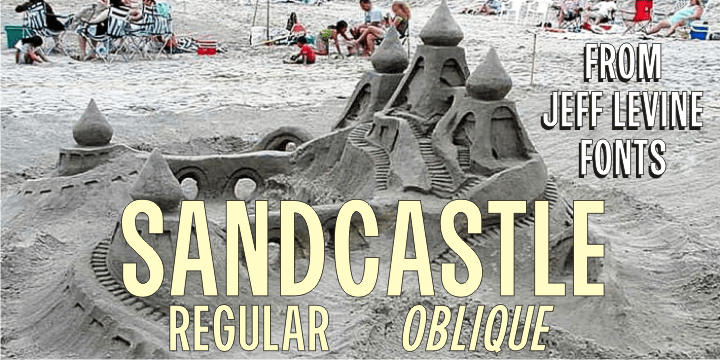 Sandcastle Font Poster #1