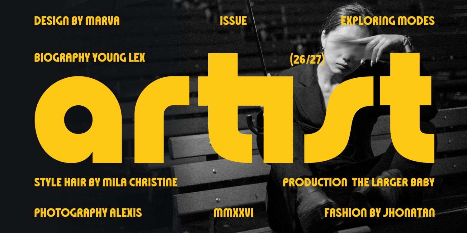 Moste Font Poster #4