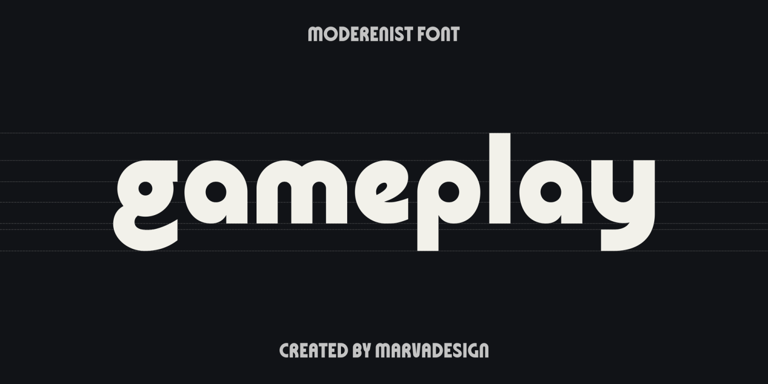 Moste Font Poster #6