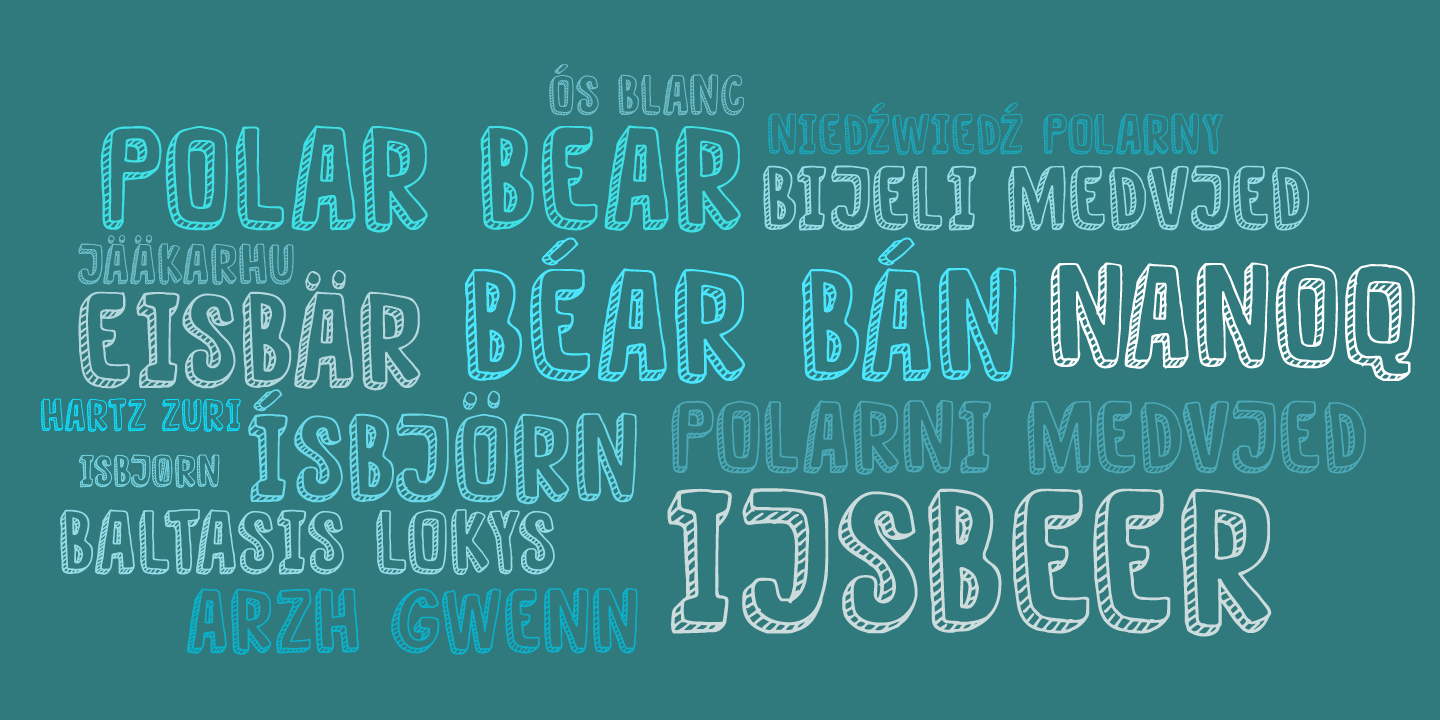 Nanuk Font Poster #1