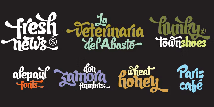 Candy Script Font Poster #1