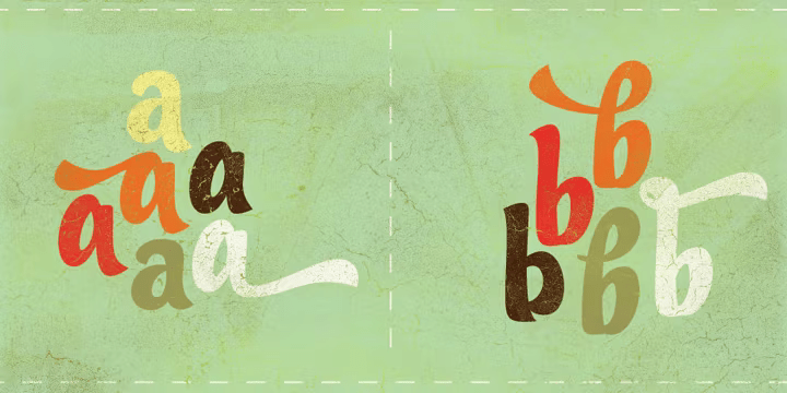 Candy Script Font Poster #1