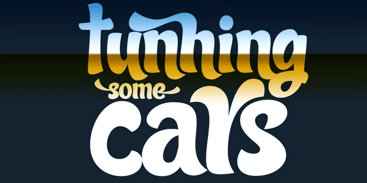 Candy Script Font Poster #1