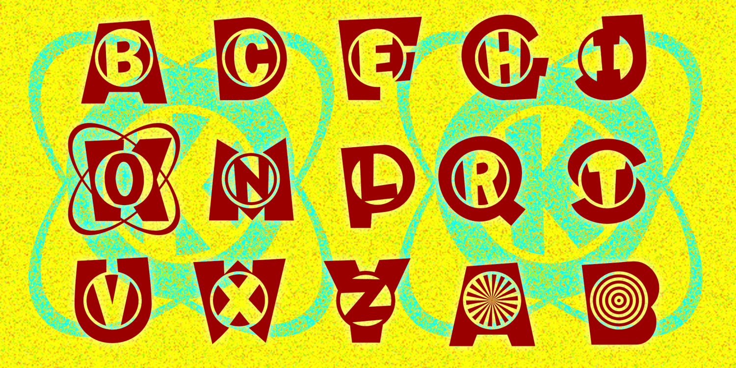 OK Monograms Font Family Poster