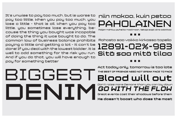 YWFT Maetl Bold Font Poster #3