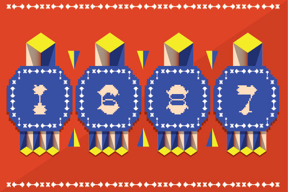 YWFT Bitwood Thin Font Poster #1