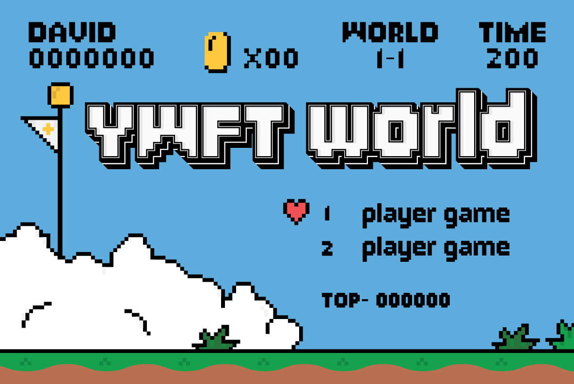 YWFT Bit Bold Font Poster #1