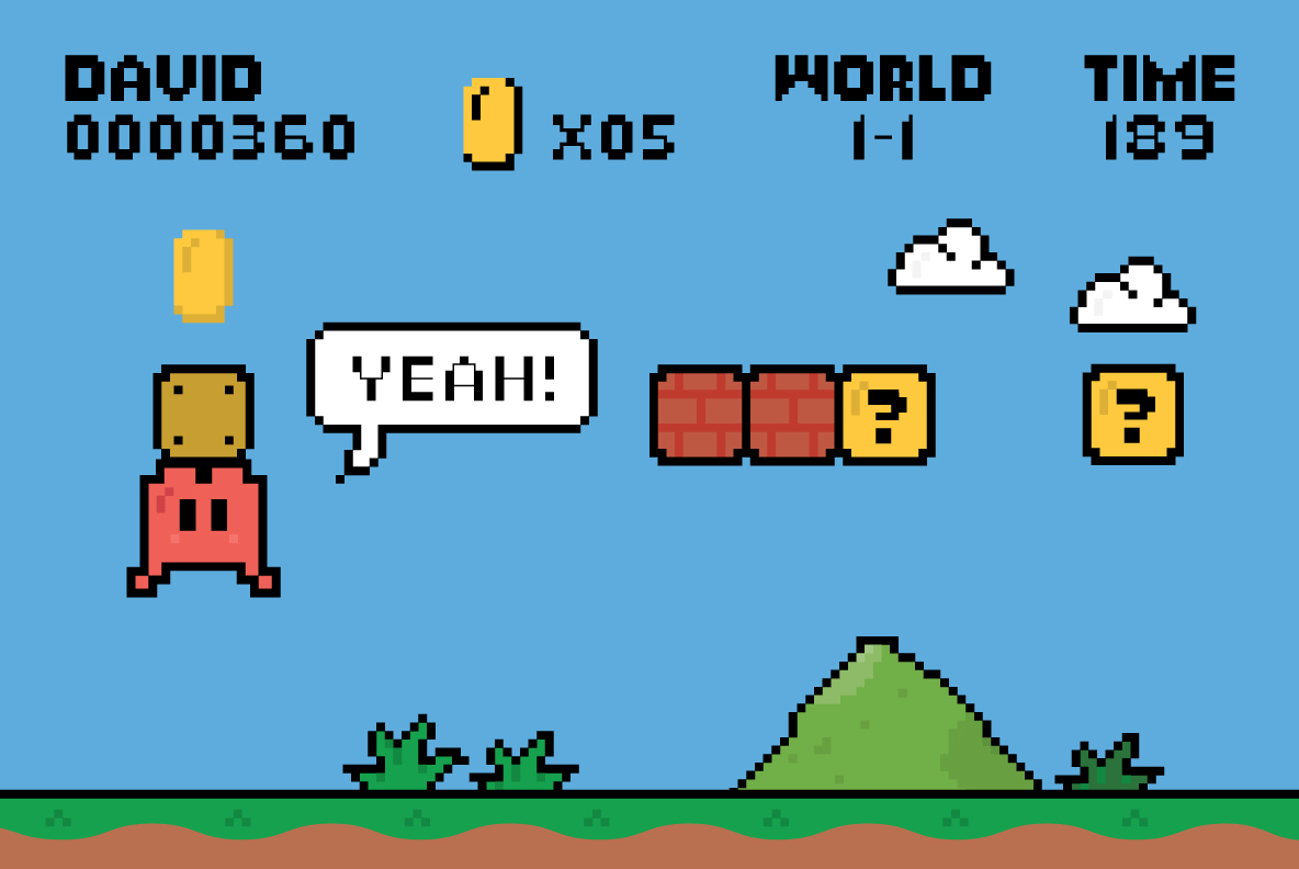 YWFT Bit Bold Font Poster #1