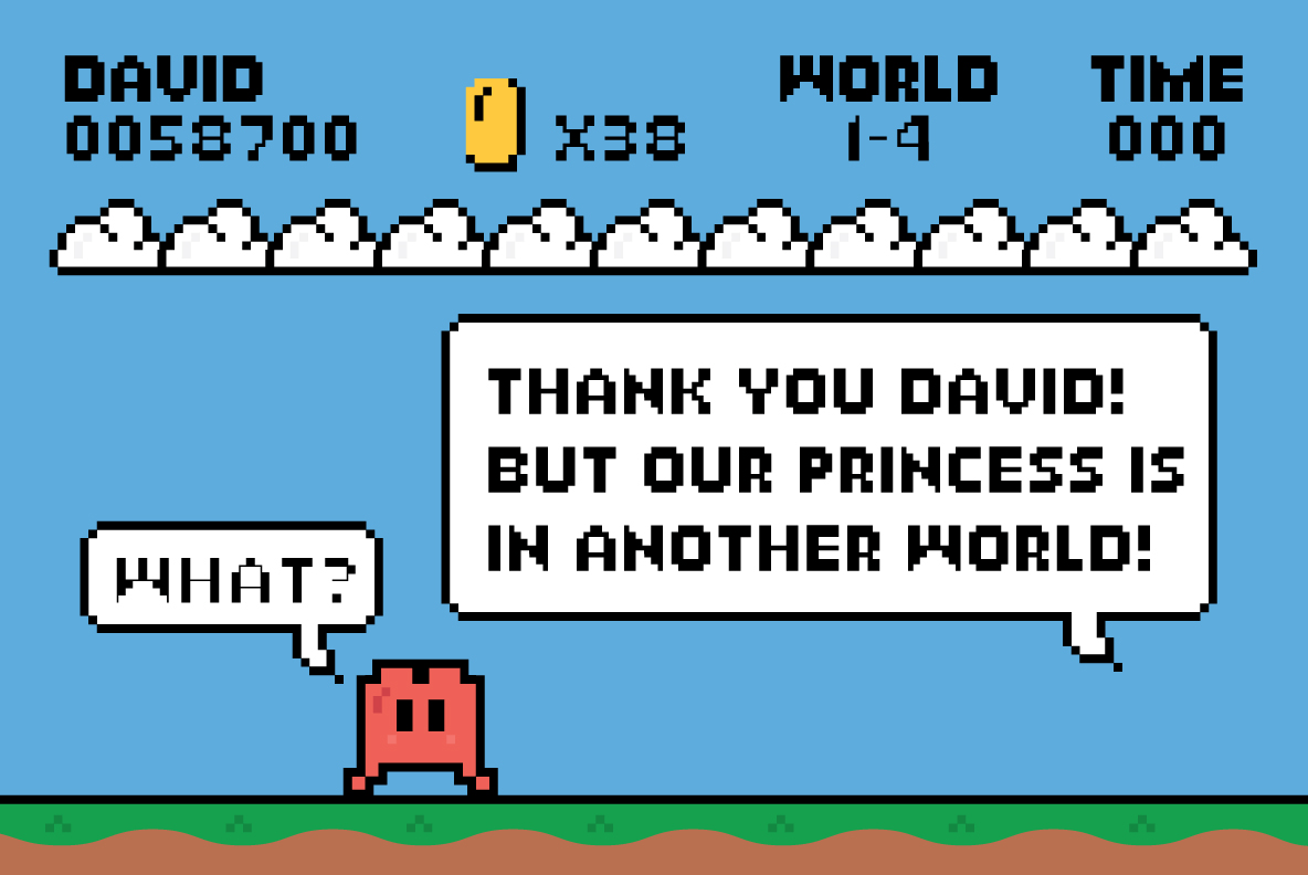 YWFT Bit Bold Font Poster #1