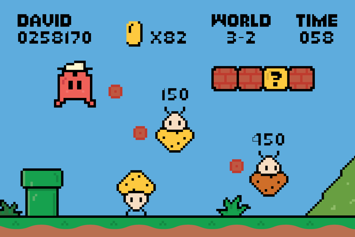 YWFT Bit Bold Font Poster #1