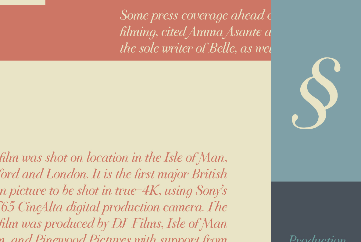 YWFT Belle Font Poster #1