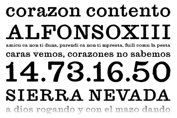 YWFT Merriam Font Poster #1