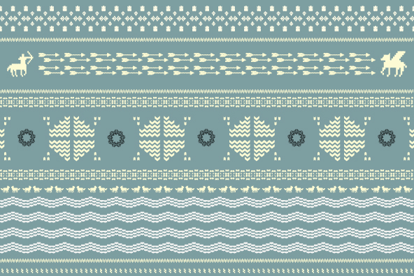 YWFT Knit Font Poster #1