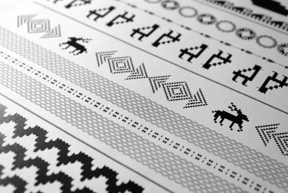 YWFT Knit Font Poster #1