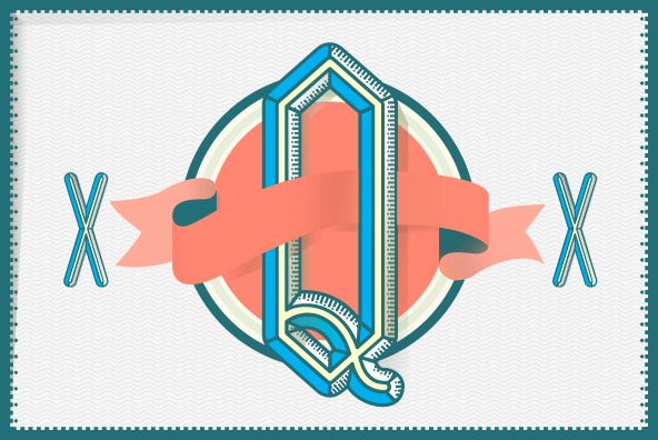 YWFT Nim Outline Font Poster #4