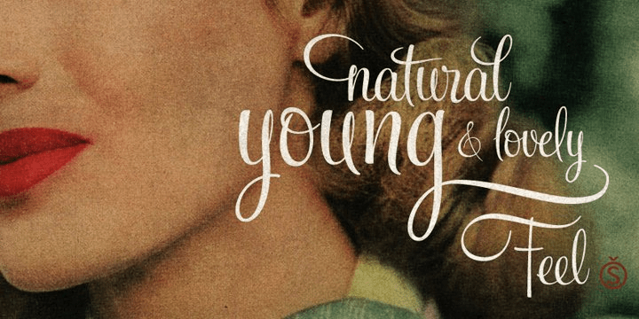 Feel Script Font Poster #1