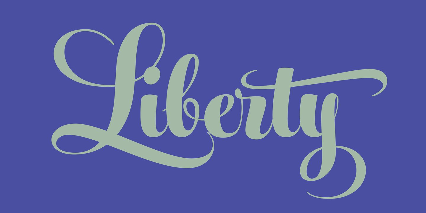 Feel Script Font Poster #1